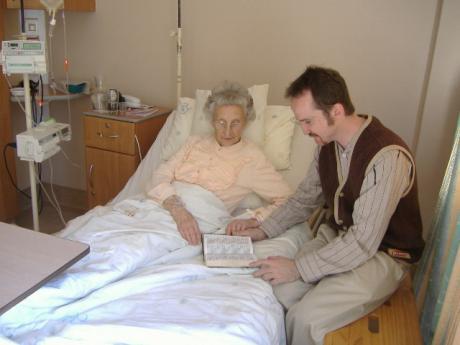 hospital ministry staff visiting patient